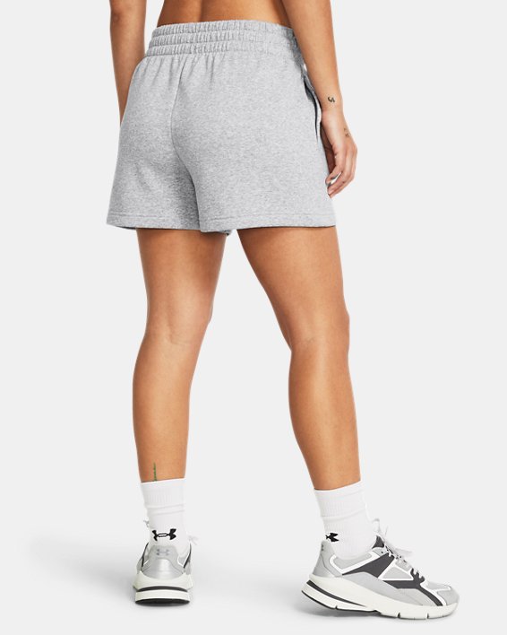 Women's UA Rival Fleece Shorts, Gray, pdpMainDesktop image number 1